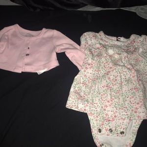 Carter’s Matching Cardigan & Dress Set